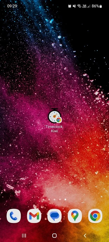 Shortcut on home screen